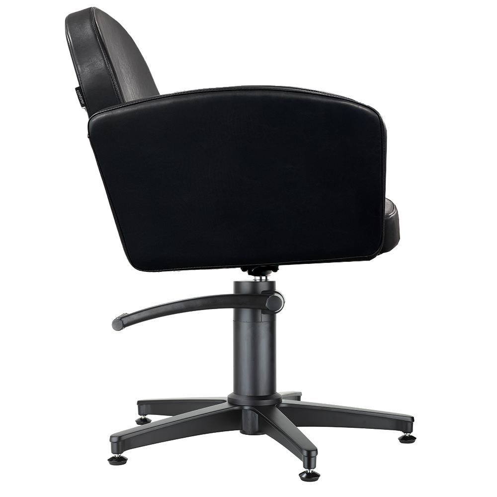 3016 Madison Salon Chair Side Black Base